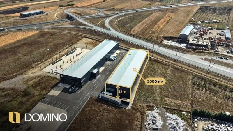 Depo me qira 2.000m² në magjistralen Prishtinë–Ferizaj