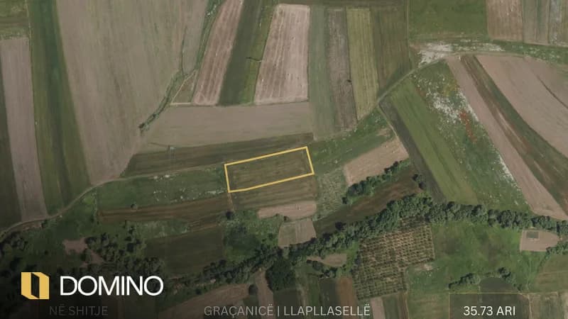 Truall në shitje 35.73 ari në Llapllasellë, Graçanicë