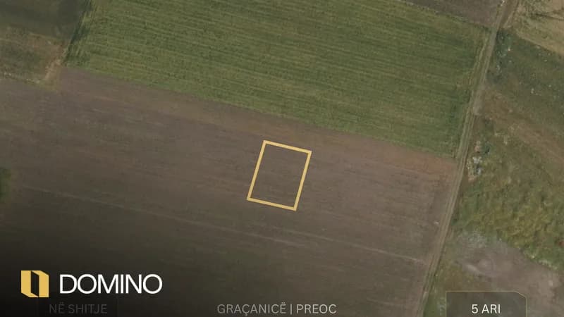 Truall në shitje 5 Ari në lagjen Preoc, Graçanicë
