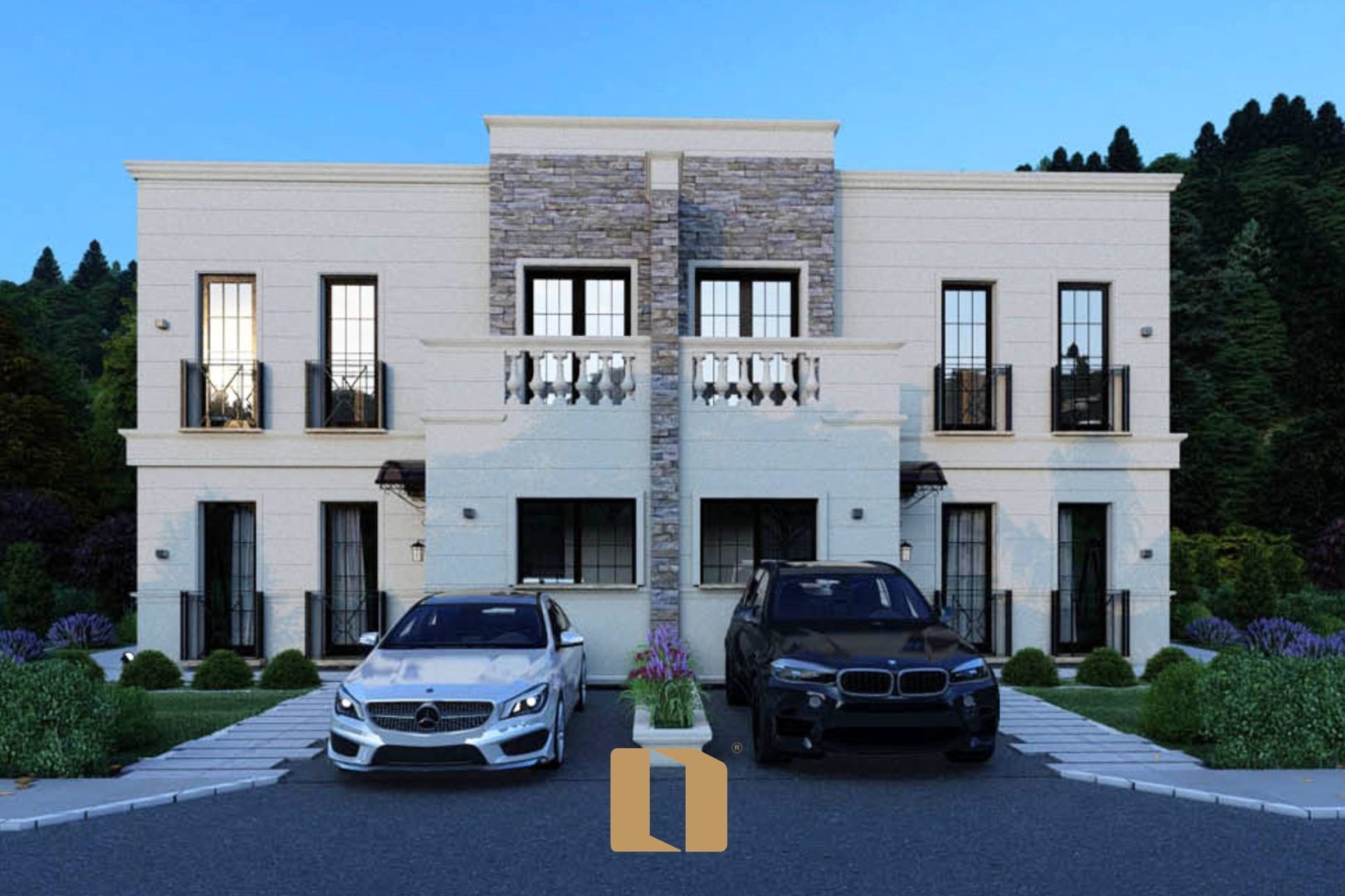 ROYAL GREEN RESIDENCE – 2 SHTËPI BINJAKE TË TIPIT D NË SHITJE